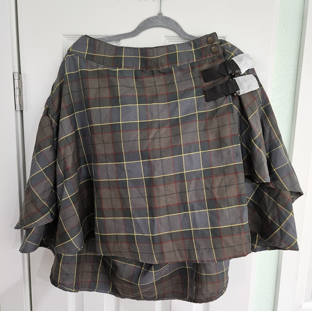 NWT Torrid Size 22 Outlander Plaid Kilt Skirt